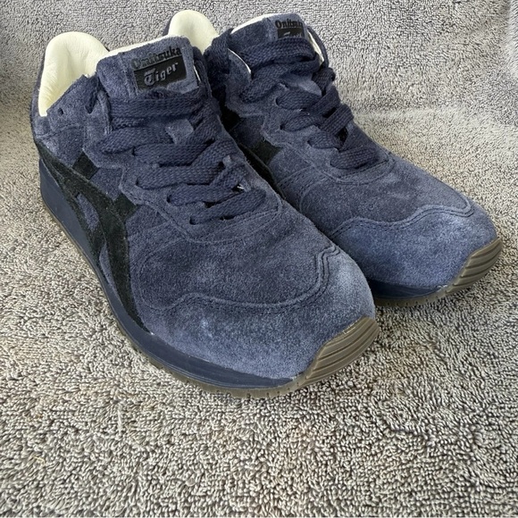 Onitsuka Tiger Alliance A40 1183C382 400 Blue Black Suede Shoes Men 5 Womens 6.5 main image 11